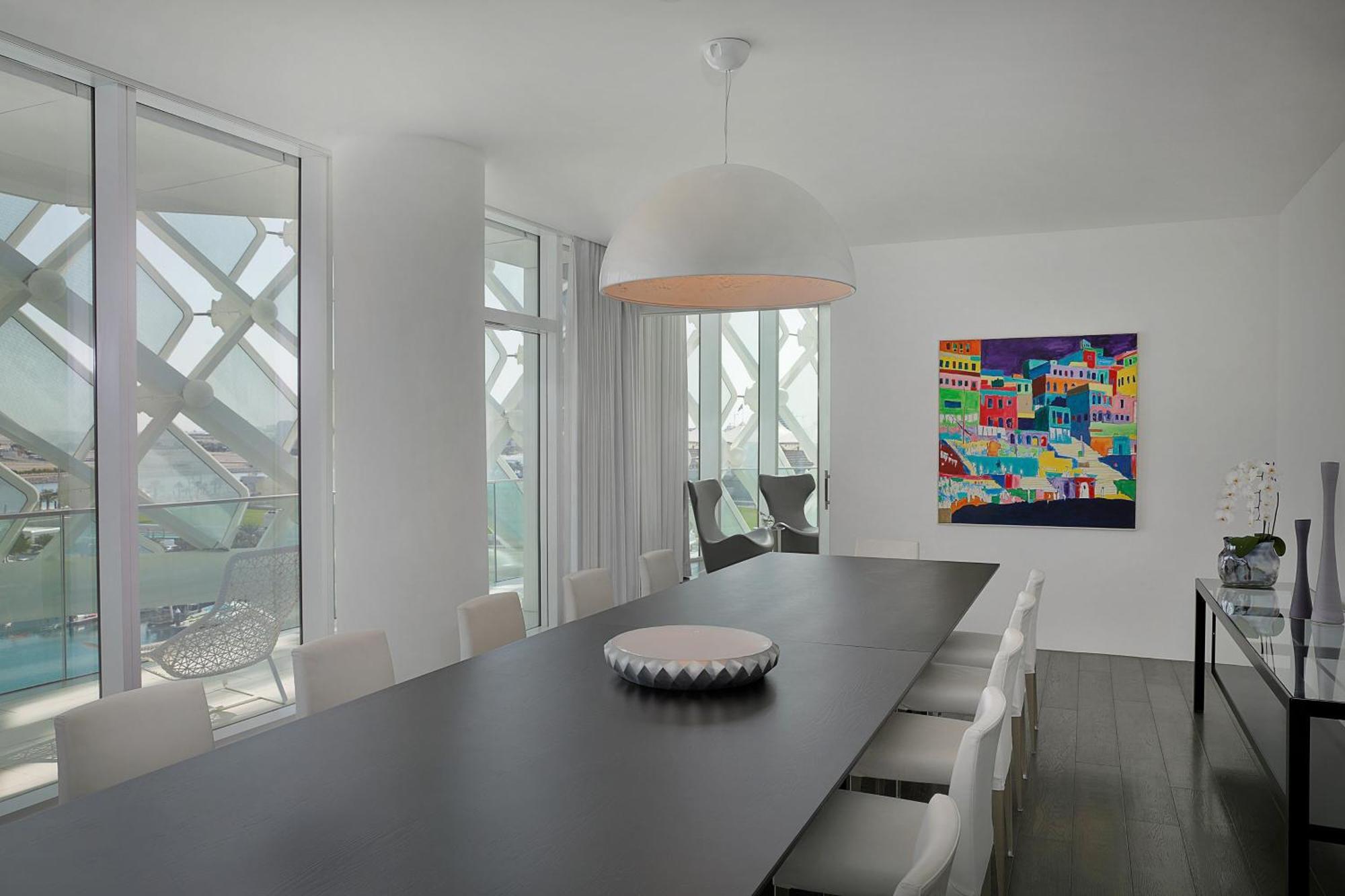 W Abu Dhabi - Yas Island Hotel Exterior photo A dining room in a penthouse at One Bloor
